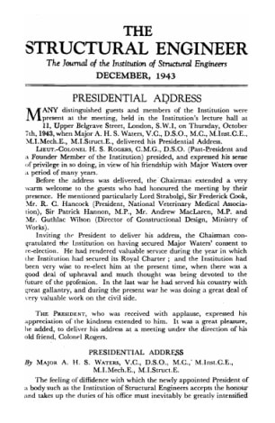Presidential Address