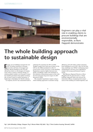 The whole building approach to sustainable design