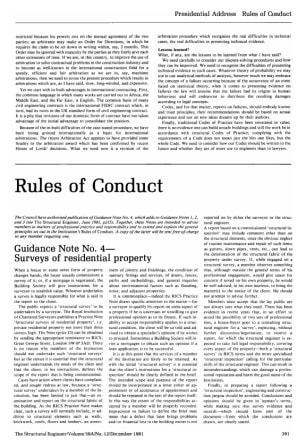 Rules of Conduct Guidance Note No. 4 Surveys of Residential Property
