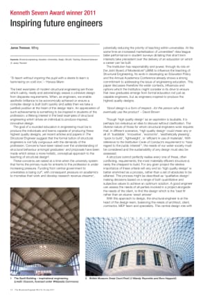 Kenneth Severn Award winner 2011