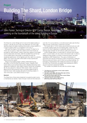 Building The Shard, London Bridge