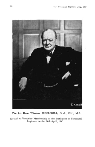 The Rt. Hon. Winston Churchill, OM., C.H., M.P.