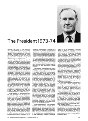 The President 1973-74
