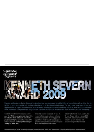 Kenneth Severn Award 2009