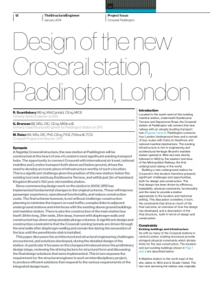 Design of the new Crossrail station, Paddington, London