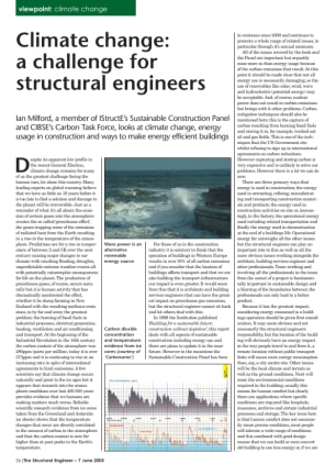 Climate change: a challenge for structural engineers