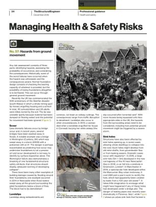 Managing Health & Safety Risks (No. 57): Hazards from ground movement