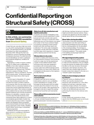 Confidential Reporting on Structural Safety (CROSS)