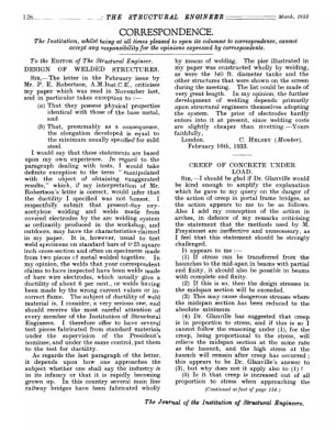 Correspondence Design of Welded Structures