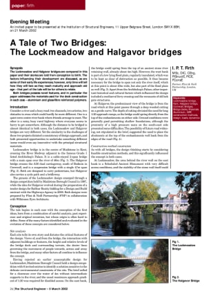 A Tale of Two Bridges: The Lockmeadow and Halgavor bridges