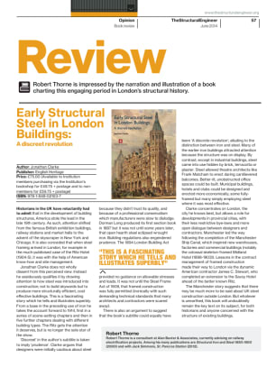 Book review: Early Structural Steel in London Buildings: A discreet revolution