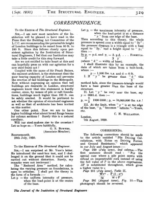 Correspondence