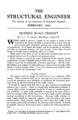 Modern Road Design