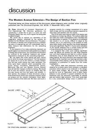 The Western Avenue Extension-The Design of Section Five Discussion