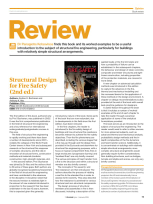 Book review: Structural Design for Fire Safety (2nd ed.)