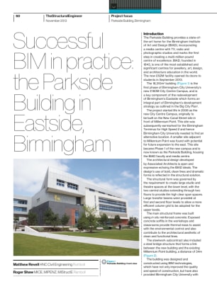 Successful BIM in practice: the Parkside Building in Eastside, Birmingham