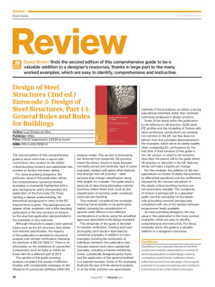Book review: Design of Steel Structures (2nd ed.) Eurocode 3: Design of Steel Structures, Part 1-1: