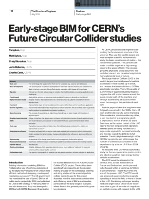 Early-stage BIM for CERN's Future Circular Collider studies