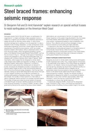 Steel braced frames: enhancing seismic response