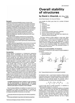 Overall Stability of Structures