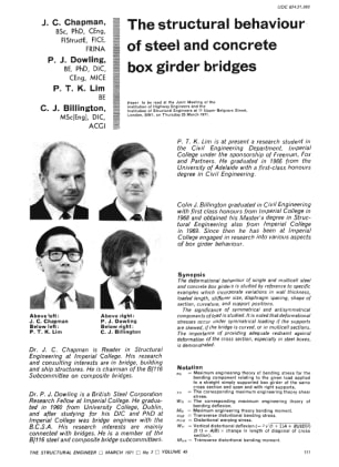 The Structural Behaviour of Steel and Concrete Box Girder Bridges