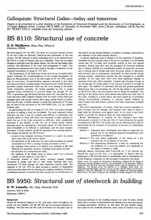 BS 5950: Structural Use of Steelwork in Building (summary)