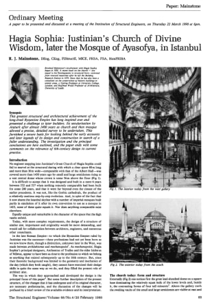 Hagia Sophia: Justinian&#8217;s Church of Divine Wisdom, later the Mosque of Ayasofya, in Istanbul