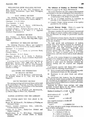 Institution Notices and Proceedings