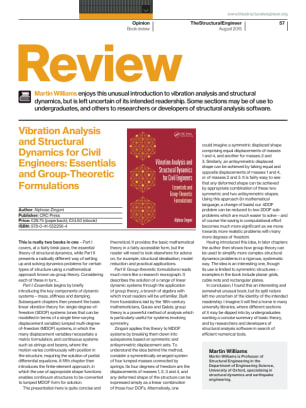 Book review: Vibration analysis and structural dynamics for civil engineers