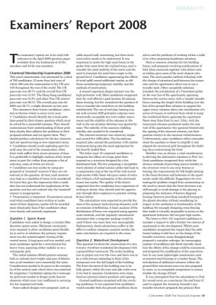 Examiners' Report 2008
