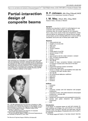 Partial-interaction Design of Composite Beams