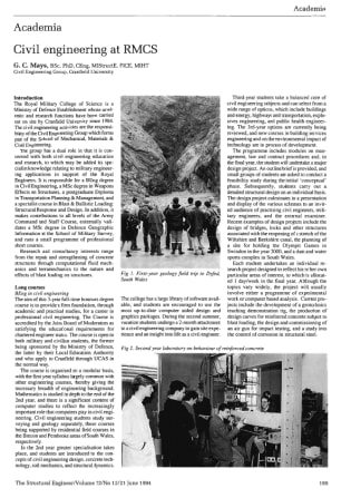 Academia. Civil Engineering at RMCS