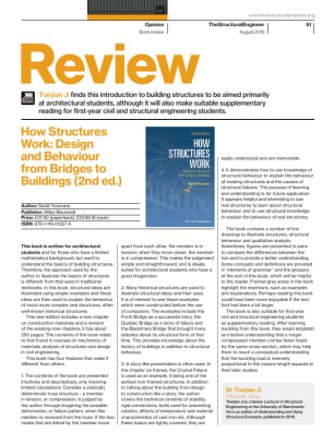 Book review: How Structures Work: Design and Behaviour from Bridges to Buildings (2nd ed.)
