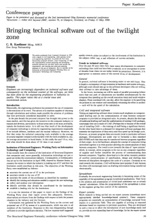 Bringing Technical Software out of the Twilight Zone