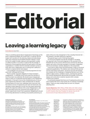 Editorial: Leaving a learning legacy