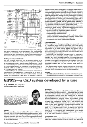 GIPSYS - a CAD System Developed by a User