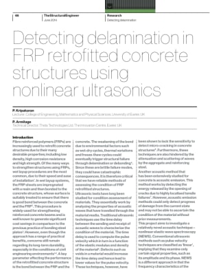 Detecting delamination in FRP retrofitted concrete structures using nonlinear ultrasonics