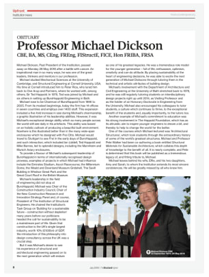 Obituary: Michael Dickson