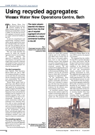 Using recycled aggregates: Wessex Water New Operations Centre, Bath