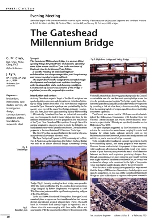 The Gateshead Millennium Bridge