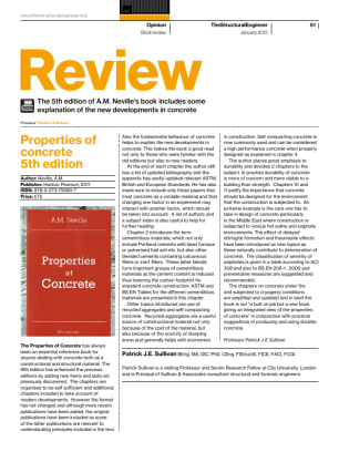 Book review: Properties of concrete 5th edition