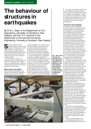 Research Update : Seismic Effects