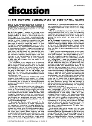 Discussion on The Economic Consequences of Substantial Claims