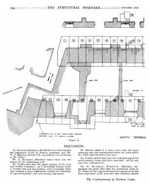 Discussion. The Underpinning of Durham Castle