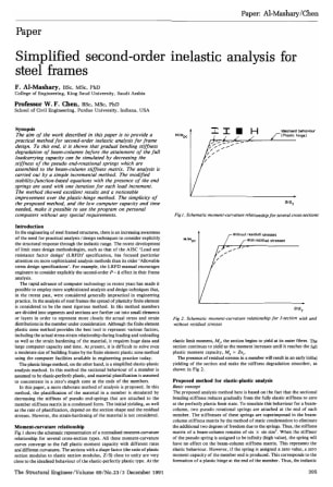Simplified Second-Order Inelastic Analysis for Steel Frames