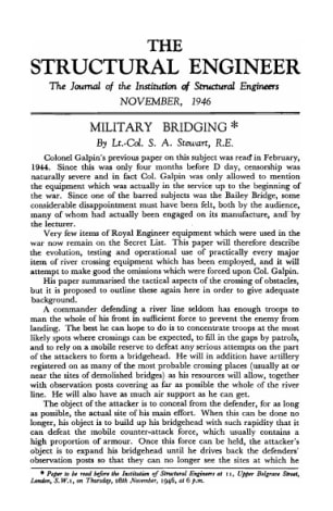 Military Bridging