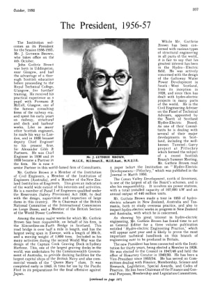 The President, 1956-57