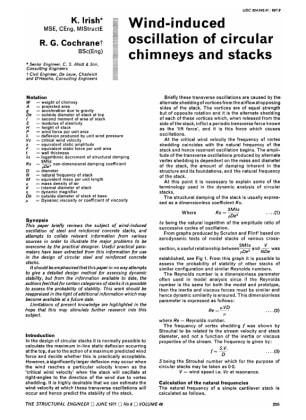 Wind-induced Oscillation of Circular Chimneys and Stacks