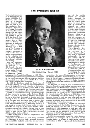 The President 1966-67