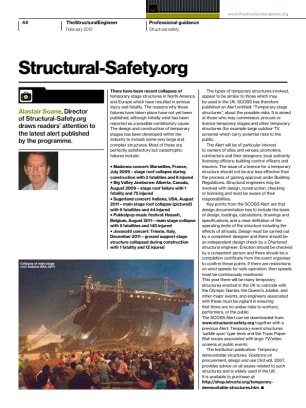 Structural-Safety.org: The collapse of temporary stage structures